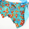 Blue Lagoon Psiakrew Bandana, gebundenes Taschentuch, Baumwollschal