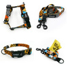 ACCESSORY KIT. Small dog. Wild Animals Psiakrew Series; Collar, Harness, Leash, Pouch