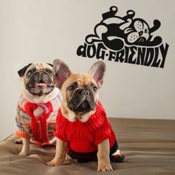 DOG FRIENDLY Dekorativer Information Aufkleber Psiakrew