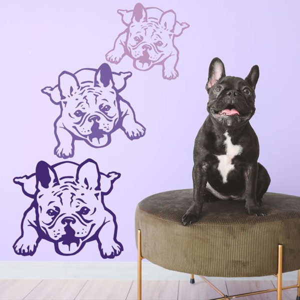 Wall decal Dog -Frenchie Dumpling- wall decoration Baby Room Dog Lovers gift idea