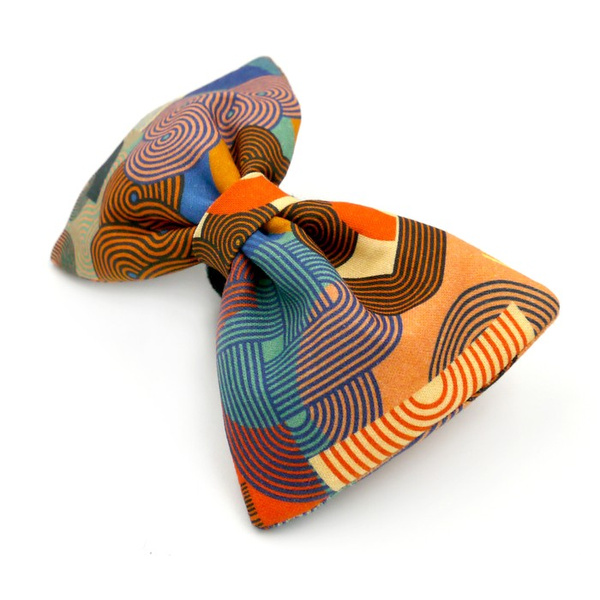 Dog Bow Tie Geo Snake Psiakrew, Pet Bow Tie, Bowtie, Collar Attachment