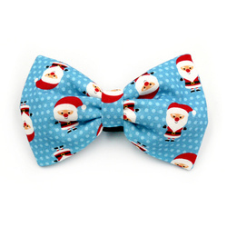Christmas Dog Bow Tie- Santas, Pet Bow Tie, Bowtie, Collar Attachment