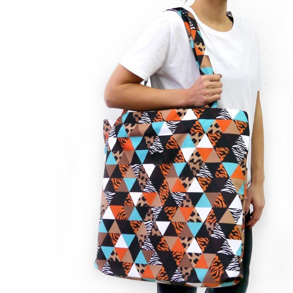 Large Shoulder Bag Wild Animals Psiakrew