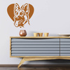 German Shepherd Love Dog wall decal Psiakrew