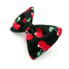 Black Dog Bow Tie Cherry, Pet Bow Tie, Bowtie, Collar Attachment