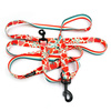 Dog Leash Fruit Jelly width 2.5 cm, 1" wide, black snap hook 8cm