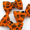 Halloween Hundefliege- Skull Orange, Psiakrew