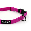 Pink Collar for dog Psiakrew, 2 cm 0.78"  wide, for smaller dogs