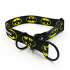 Batdog- Half-Clamp-Halsband, 3 cm breit, für mittlere und größere Hunde, schwarze Beschläge