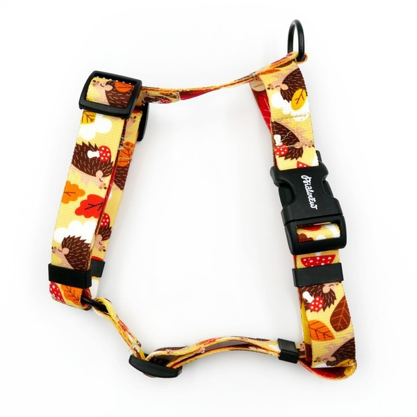 Harness for Dog - Hedgehog Dreamer - Guard Harness, for medium and big dogs, black extras 