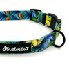 Dog Collar Peacock's Eye Psiakrew, 2 cm 0.78"  wide, for smaller dogs