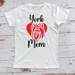 Personalized Women's T-Shirt with Yorkshire Terrier Dog – Psiakrew