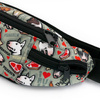 Fanny Pack Bull Terrier Gourmet Gray Hip Bag Psiakrew