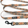 Long Dog Leash Dogberry Psiakrew width 2 cm (0.78"),  black snap hook 7 cm (3,15")
