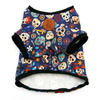 Koszulka T-shirt dla Psa Dia de los Muertos, Meksykańskie czaszki Psiakrew