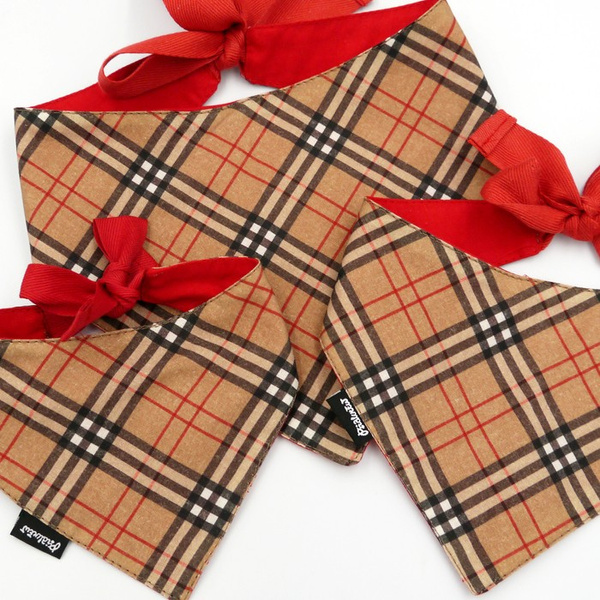 Premium Dog Bandana Dogberry, cotton handkerchief style to tie around your pet’s neck