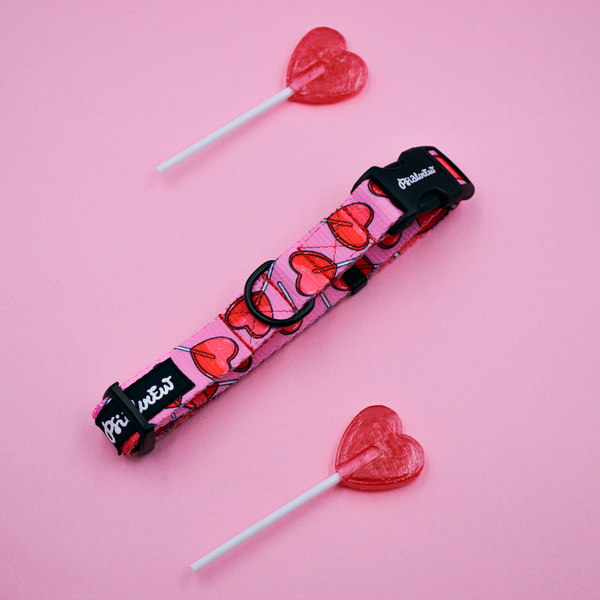 Obroża dla Psa Regulowana Lollipops Psiakrew, 2 cm, dla mniejszych psów i szczeniaków