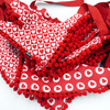 Dog Bandana I Love Psiakrew handkerchief style to tie around your pet’s neck