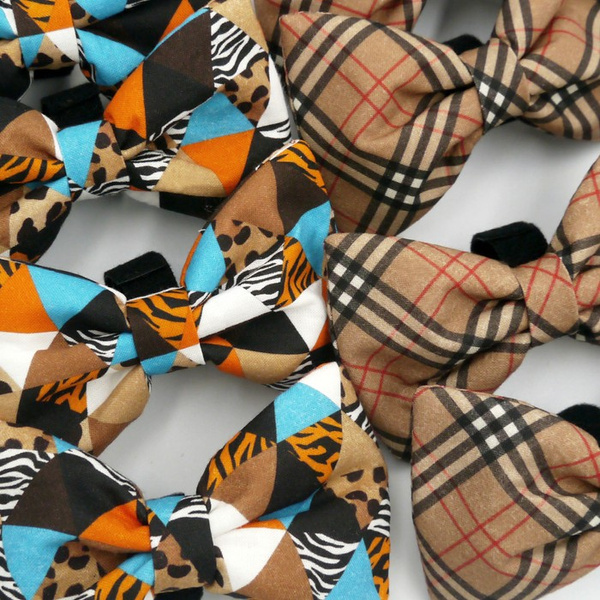 Dog Bow Tie Cat Pet- Wild Animals, Psiakrew