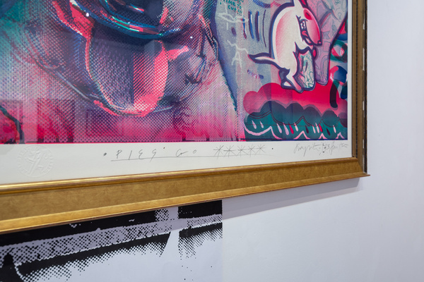 Farblithographie PIES GO XXXXX künstlerische Grafiken, Krzysztof Świętek