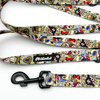 Dog Leash Dog Tattoo Flash width 2.5 cm, 1"  wide, snap hook black 8cm