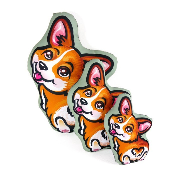Welsh Corgi Hundekissen Psiakrew Kuscheliges Maskottchen Plüschtier