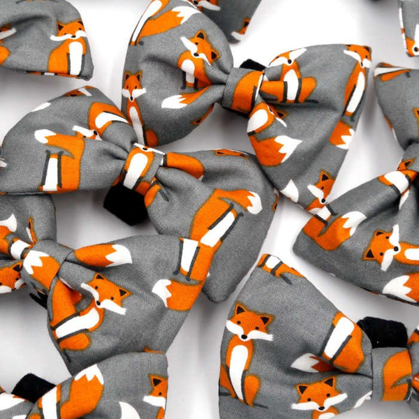 Muszka dla psa, mucha ozdoba prezent dla pupila Lisek