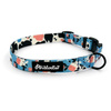 Dog Collar Psiakrew Spotted Cow, 2 cm 0.78"  wide, for smaller dogs black extras