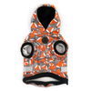 Dog Hoodie Foxy Lady Psiakrew, reflective inserts, foxy print