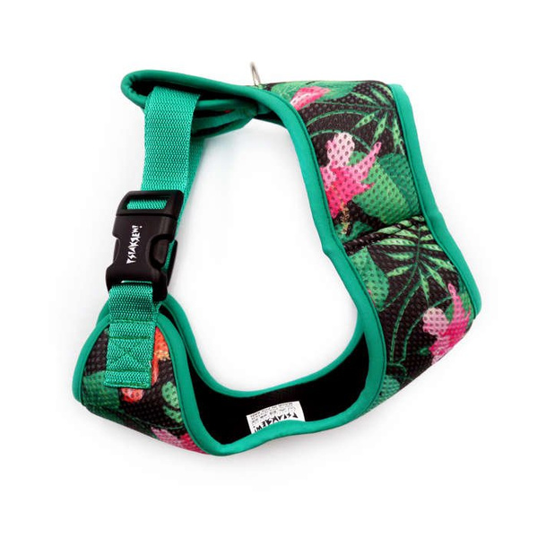 Szelki dla Psa Oddychające Bezuciskowe Ultramiękkie Psiakrew Tropical Monstera