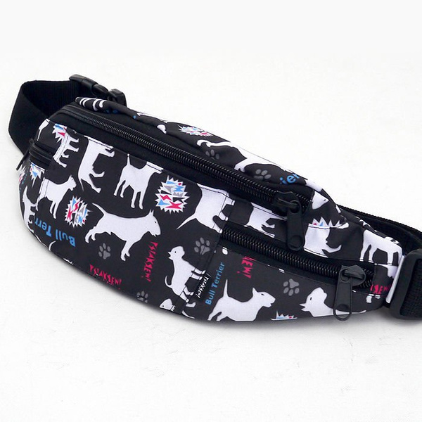 Fanny Pack, Hip Bag Bull Terrier, EBT Dogs Bum Bag, dog walking bag Psiakrew