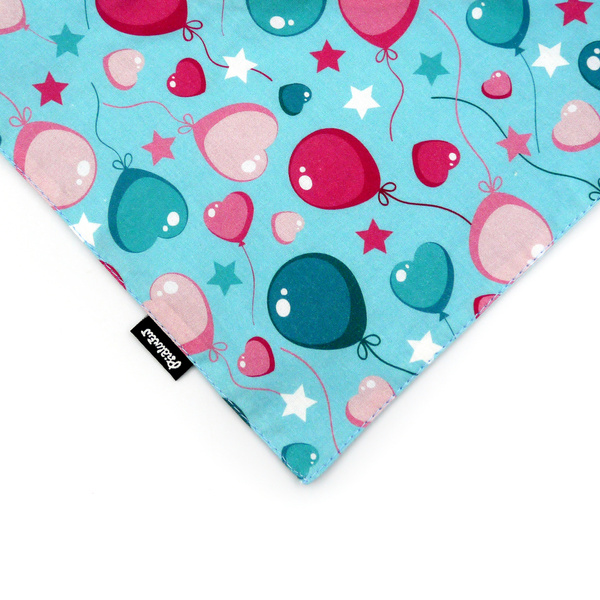 Dog bandana Balloon Love Psiakrew handkerchief style to tie around your pet’s neck