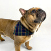 Dog Bandana Tartan Dark Blue handkerchief style to tie around your pet’s neck