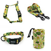 ACCESSORY KIT. Big dog. Guacamole Time Psiakrew Series; Collar, Harness, Leash, Sachet for dog treats