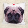 Decorative Pillow I love Pug, Mops Tłuścioszek