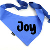 Bandana with the name of the Dog Psiakrew, personalized tied handkerchief, blue bandana scarf