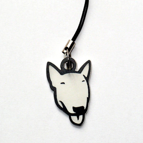 Bull Terrier Lollipop, dog pendant, tag, charms