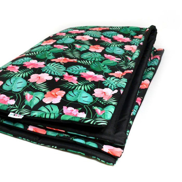 Waterproof Mat for the dog, puppy, cat Tropical Monstera Psiakrew Design