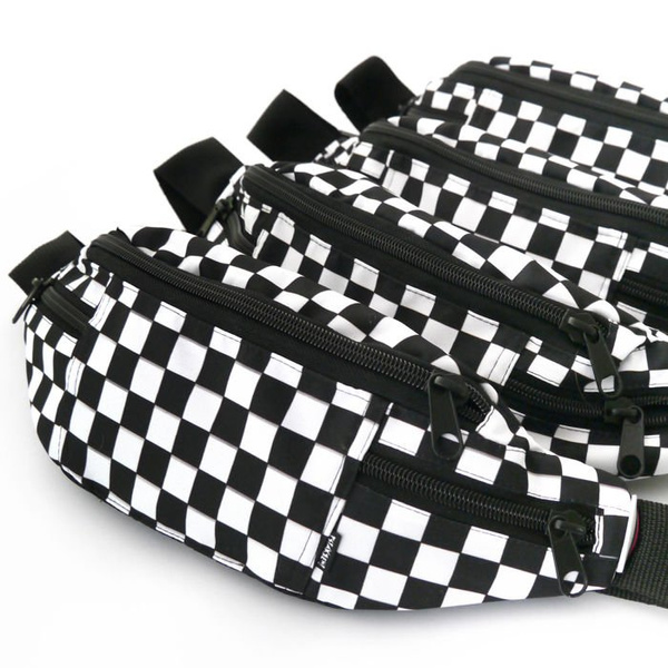 Fanny Pack Hip Bag Checker, Bum Bag Psiakrew, checker print