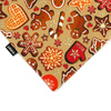 Premium Dog Bandana Cinnamon Gingerbreads handkerchief style to tie around your pet’s neck