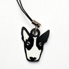 Bull Terrier Speckle, dog pendant, tag, charms