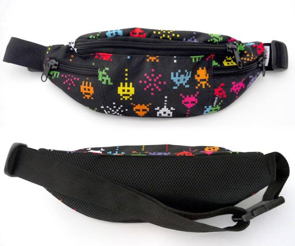 Fanny Pack Hip Bag Invaders, Bum Bag Psiakrew