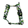 Hundegeschirr Guard Bamboo Panda von Psiakrew – 2,5 cm, Schwarze Beschläge