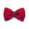 Red disco party bow tie for a dog; carnival New Year's Eve decorative bow Psiakrew