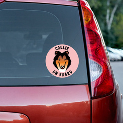 Collie Dog Sticker for Car Bumper Auto Moto Car Body Rear Window
