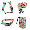 ACCESSORY KIT. Small dog. Blue Lagoon Psiakrew Series; Collar, Harness, Leash, Sachet for dog treats