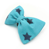 Blue and grey stars Dog Bow Tie Zoja, Pet Bow Tie, Bowtie, Collar Attachment