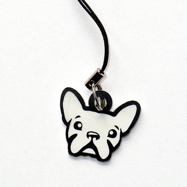 French Bulldog Hello dog pendant, tag, charms
