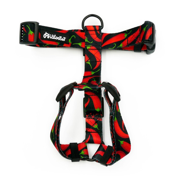 Szelki Guard Red Hot Chili dla średnich i większych psów, szerokość taśmy 2,5 cm