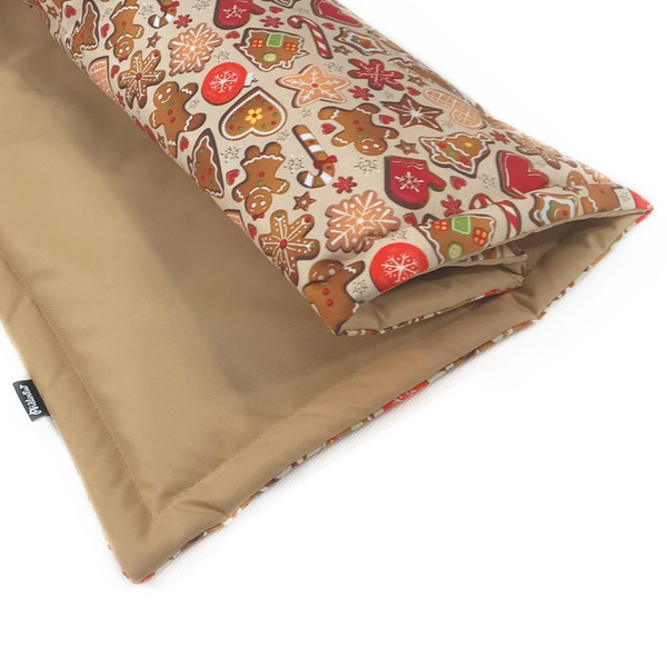 Waterproof Mat for the dog, puppy, cat, Cinnamon Gingerbread Psiakrew Design